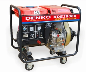Aiko/denko 230V , 1.7kva , Vertical 4 Cycle Diesel Generator | Model : KDE2000X