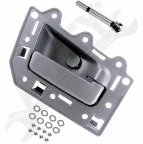 APDTY 154372 Interior Door Handle; All Black; Rear Right