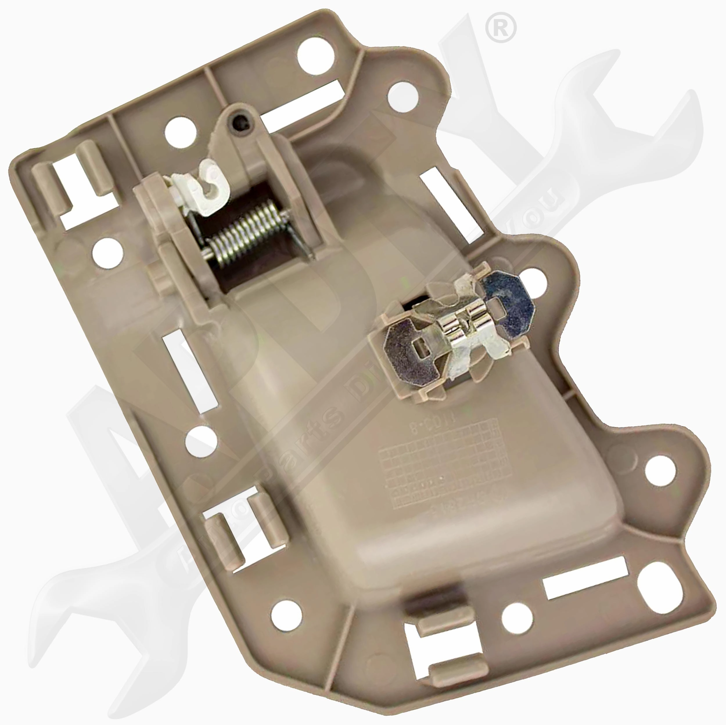 APDTY 154374 Interior Door Handle Kit; All Beige; Rear Right