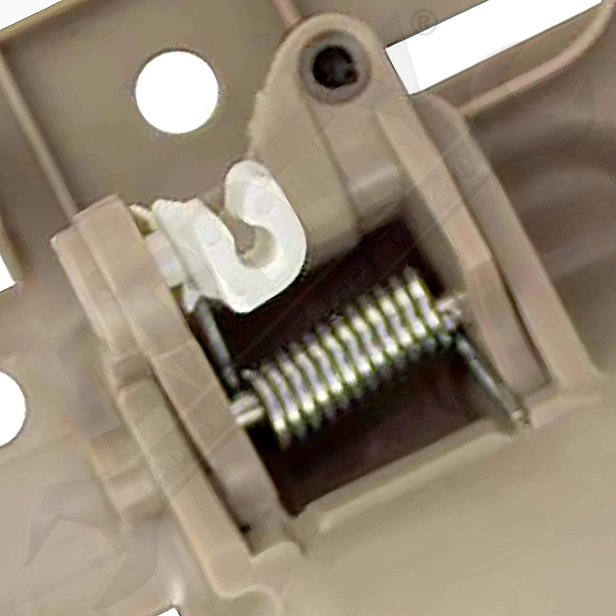 APDTY 154374 Interior Door Handle Kit; All Beige; Rear Right