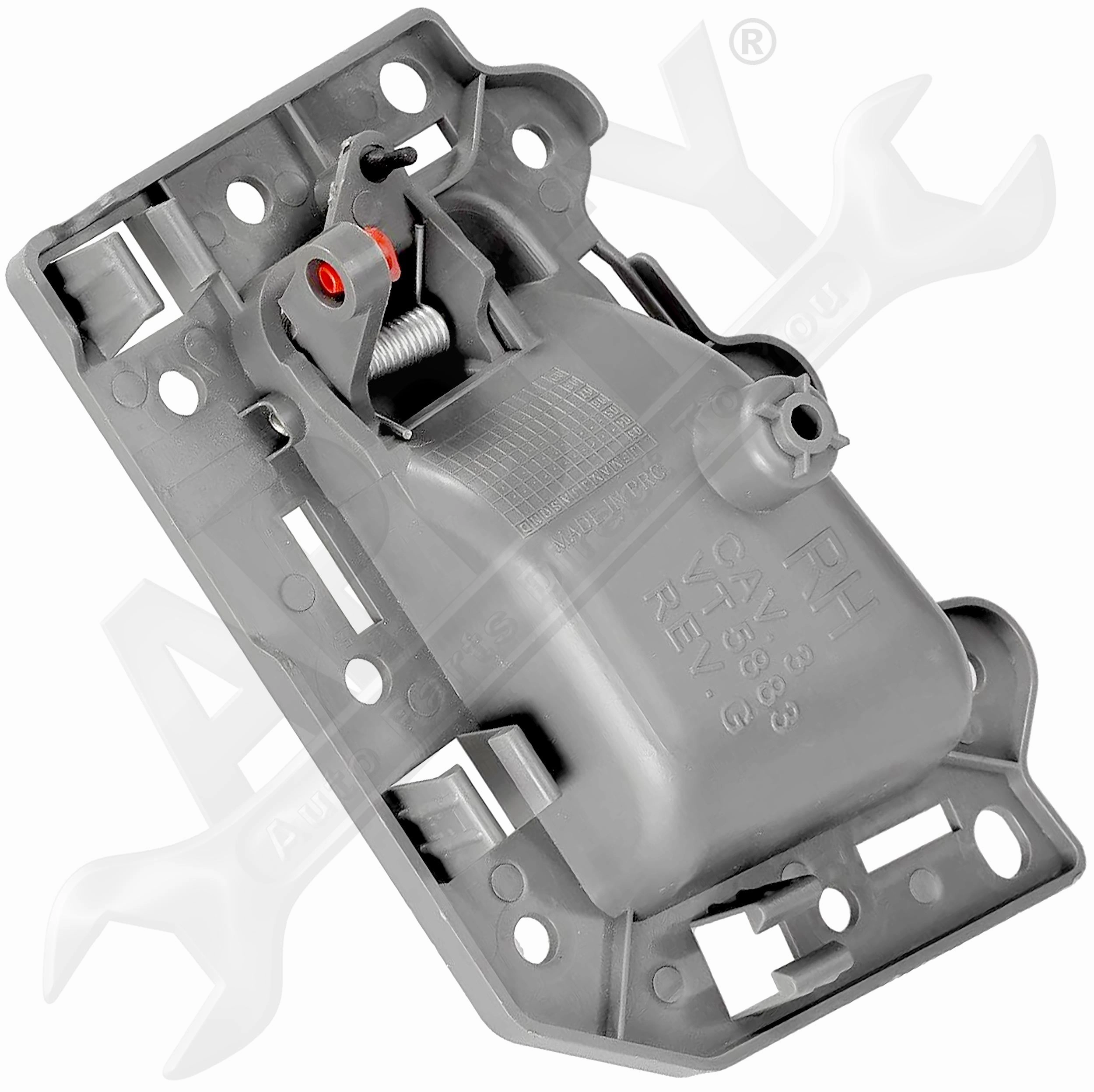 APDTY 154388 Interior Door Handle; All Gray; Front Right