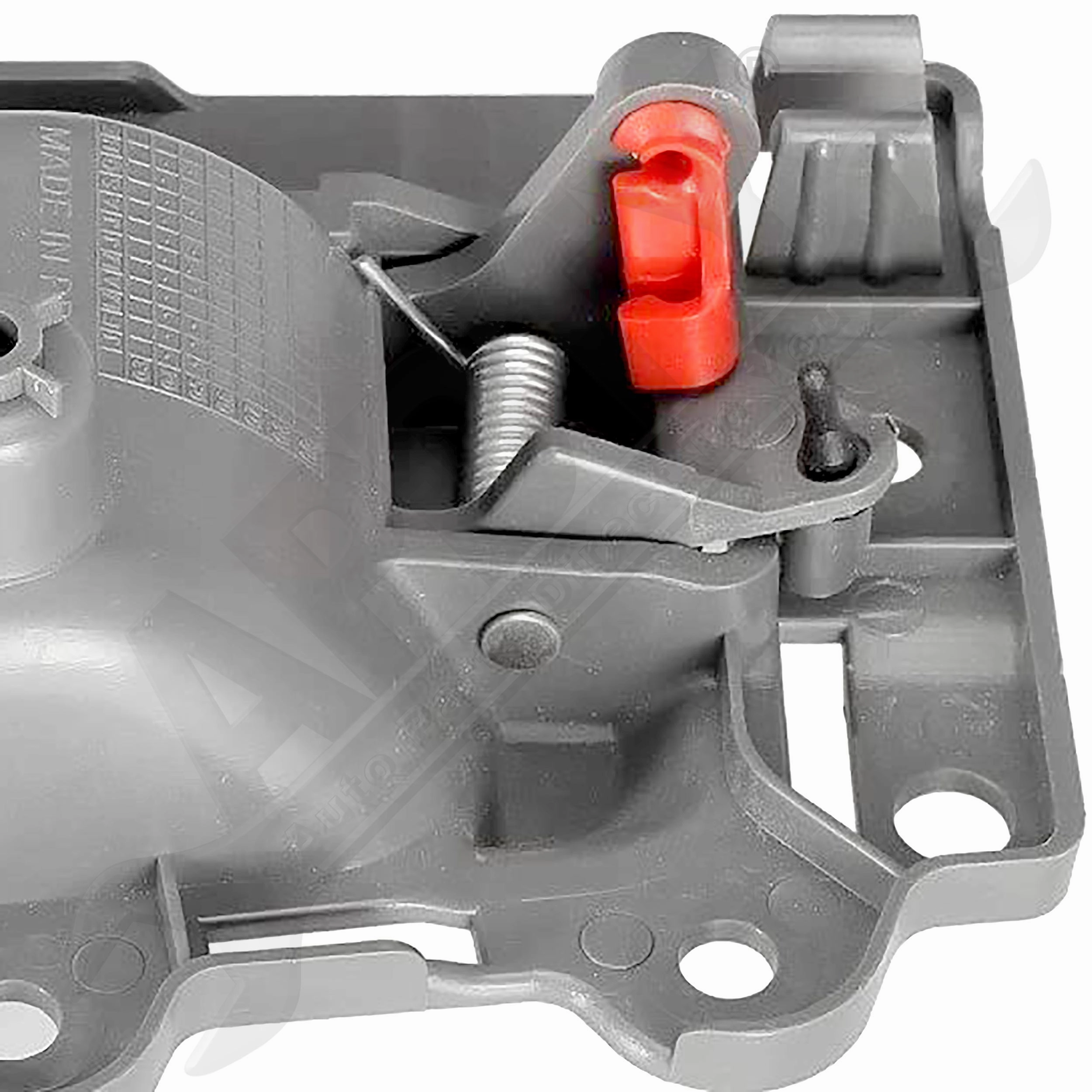 APDTY 154388 Interior Door Handle; All Gray; Front Right