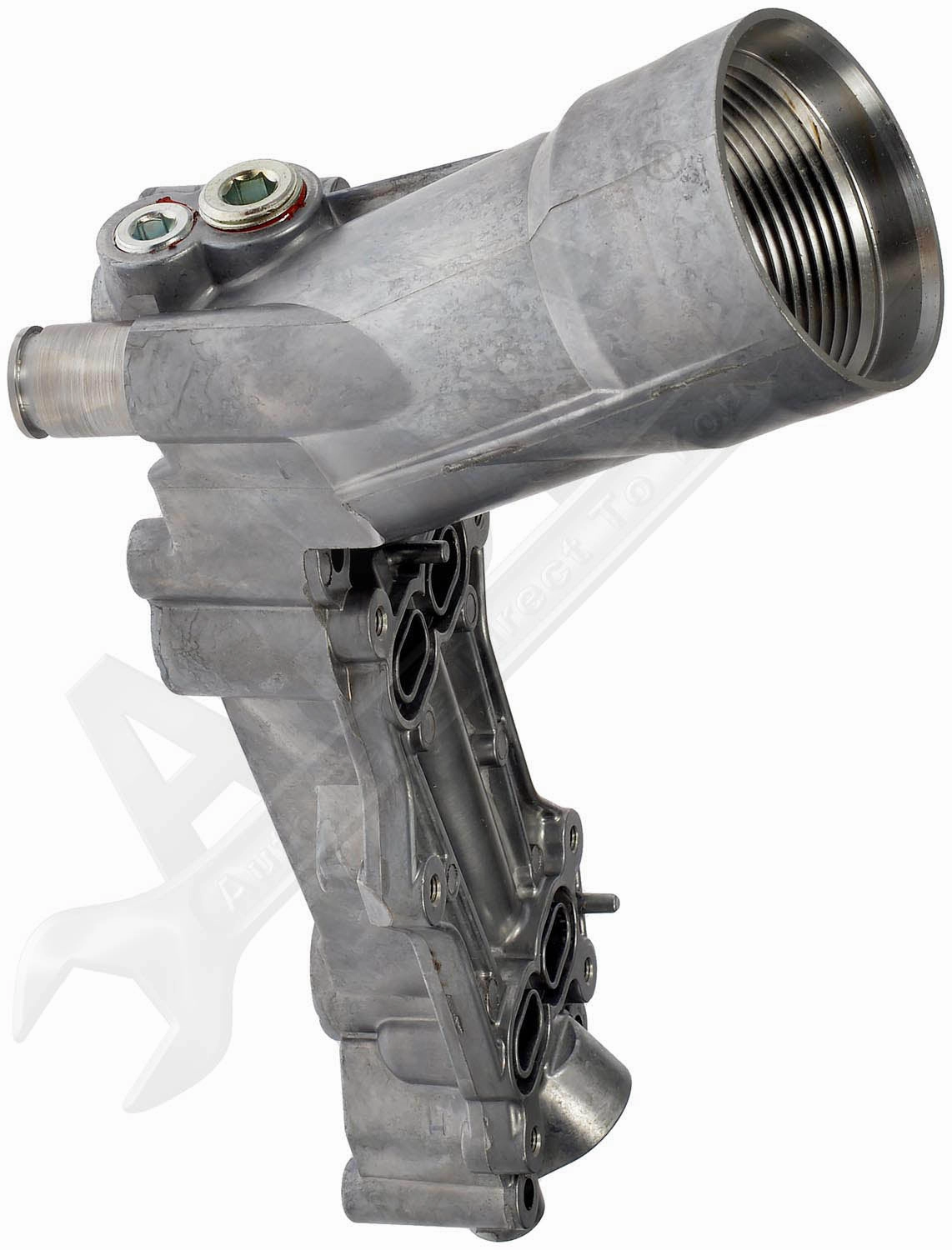 APDTY 156813 Upgraded Aluminum Engine Oil Filter Housing (With-Out Cooler)