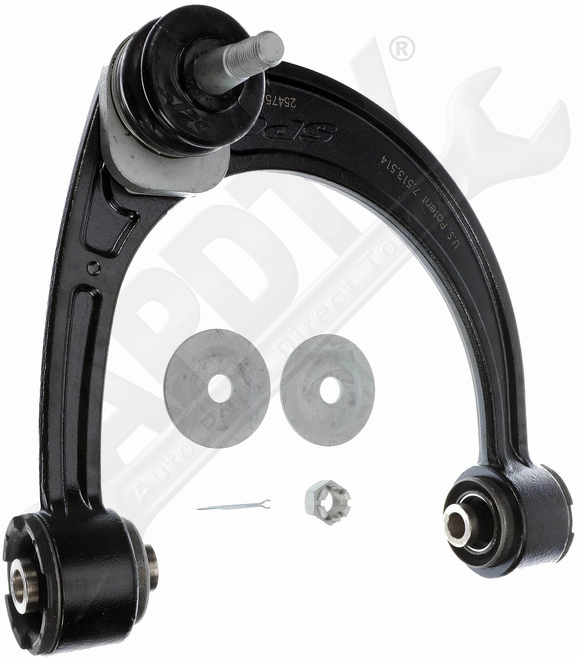 APDTY 158179 Front Left Upper Adjustable Caster/Camber Control Arm w/BallJoint