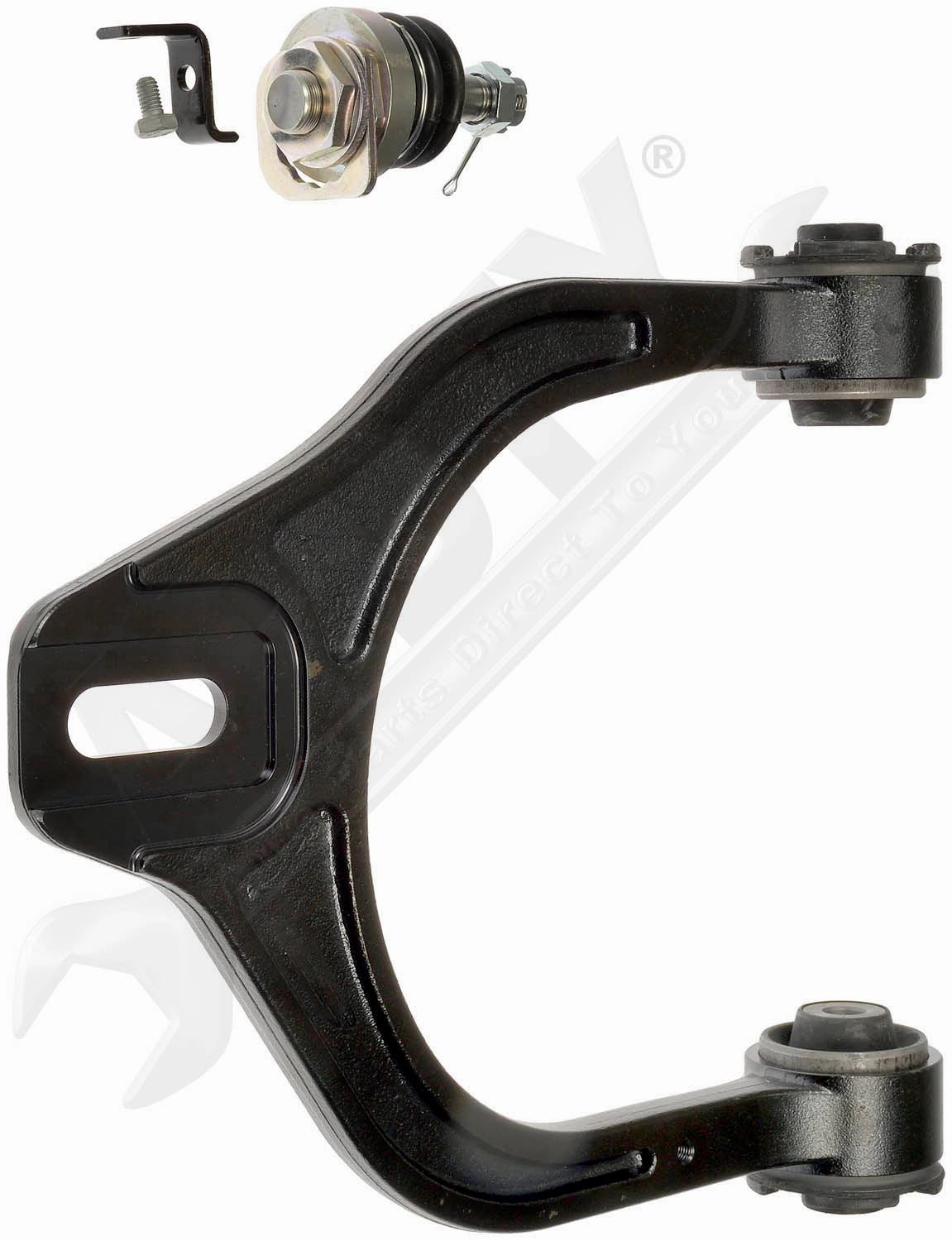 APDTY 159149 Adjustable Suspension Caster / Camber Control Arm with Ball Joint