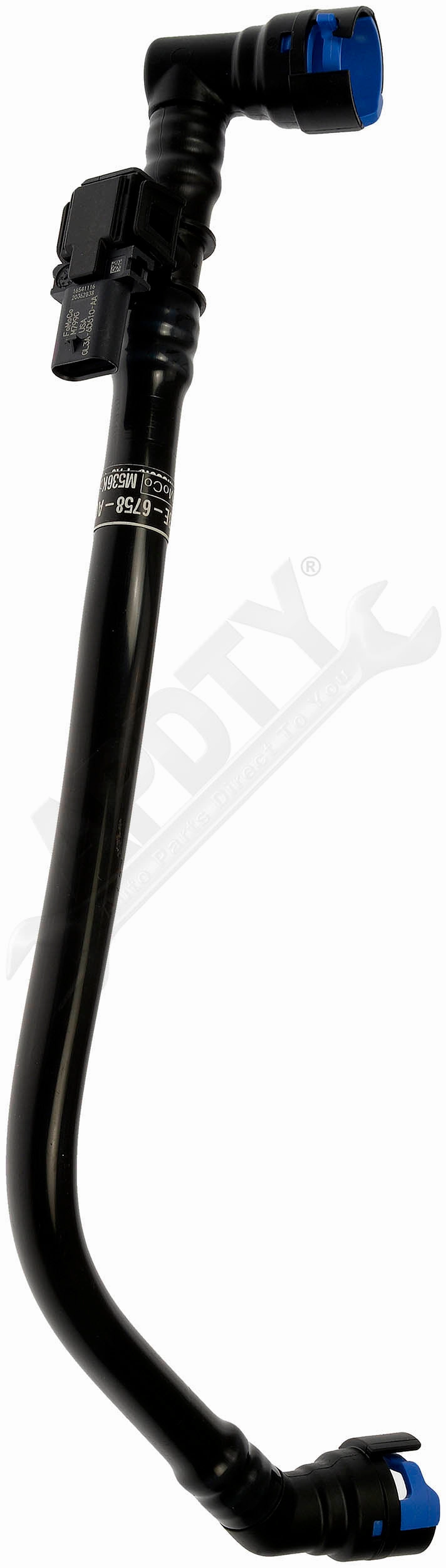 APDTY 159267 Crankcase Pressure Sensor And Tube Assembly
