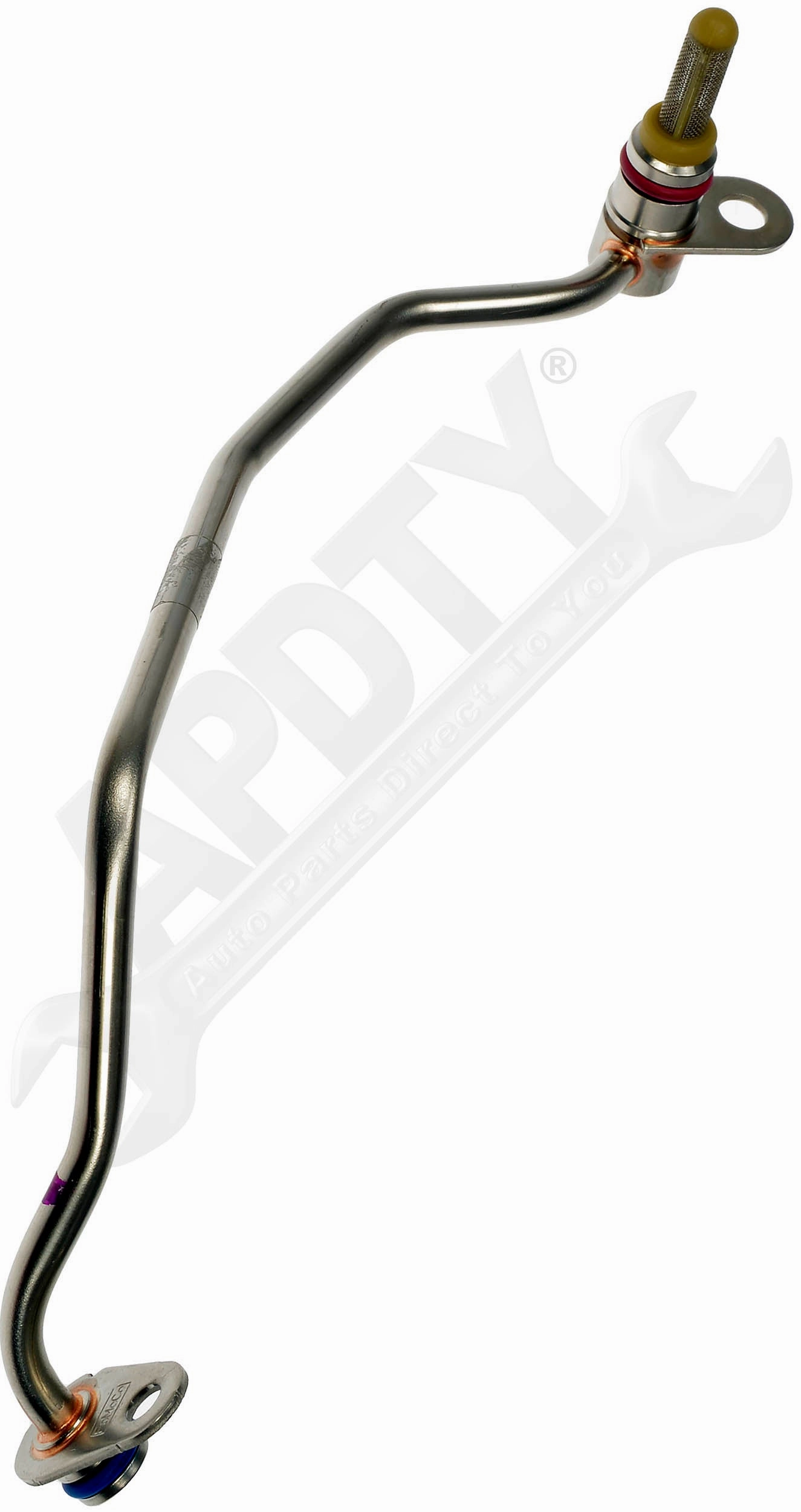APDTY 159590 Engine Turbocharger Oil Feed Left Supply Line