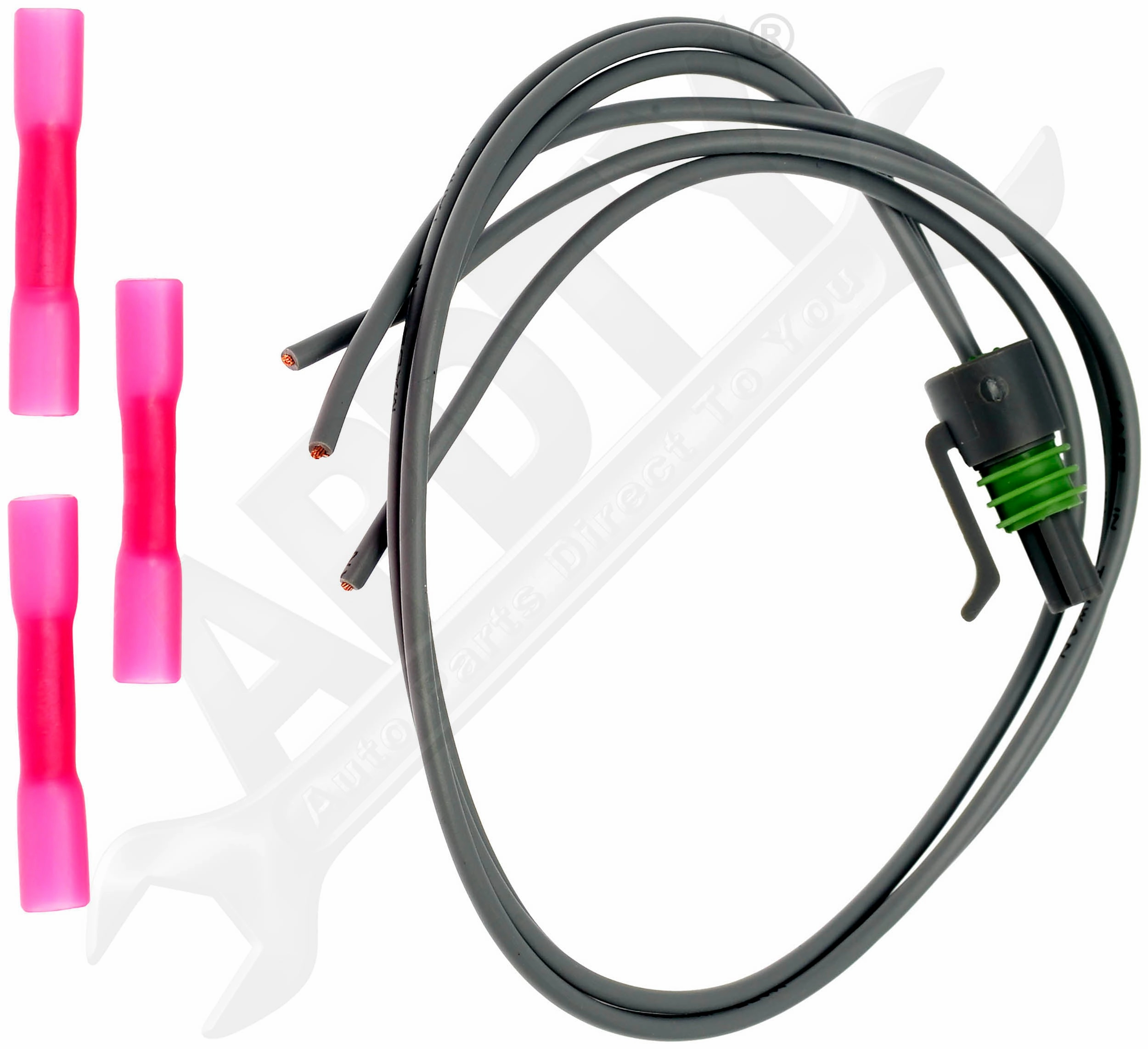 APDTY 159834 3 Terminal Multi Purpose Electrical Pigtail Wire Connector