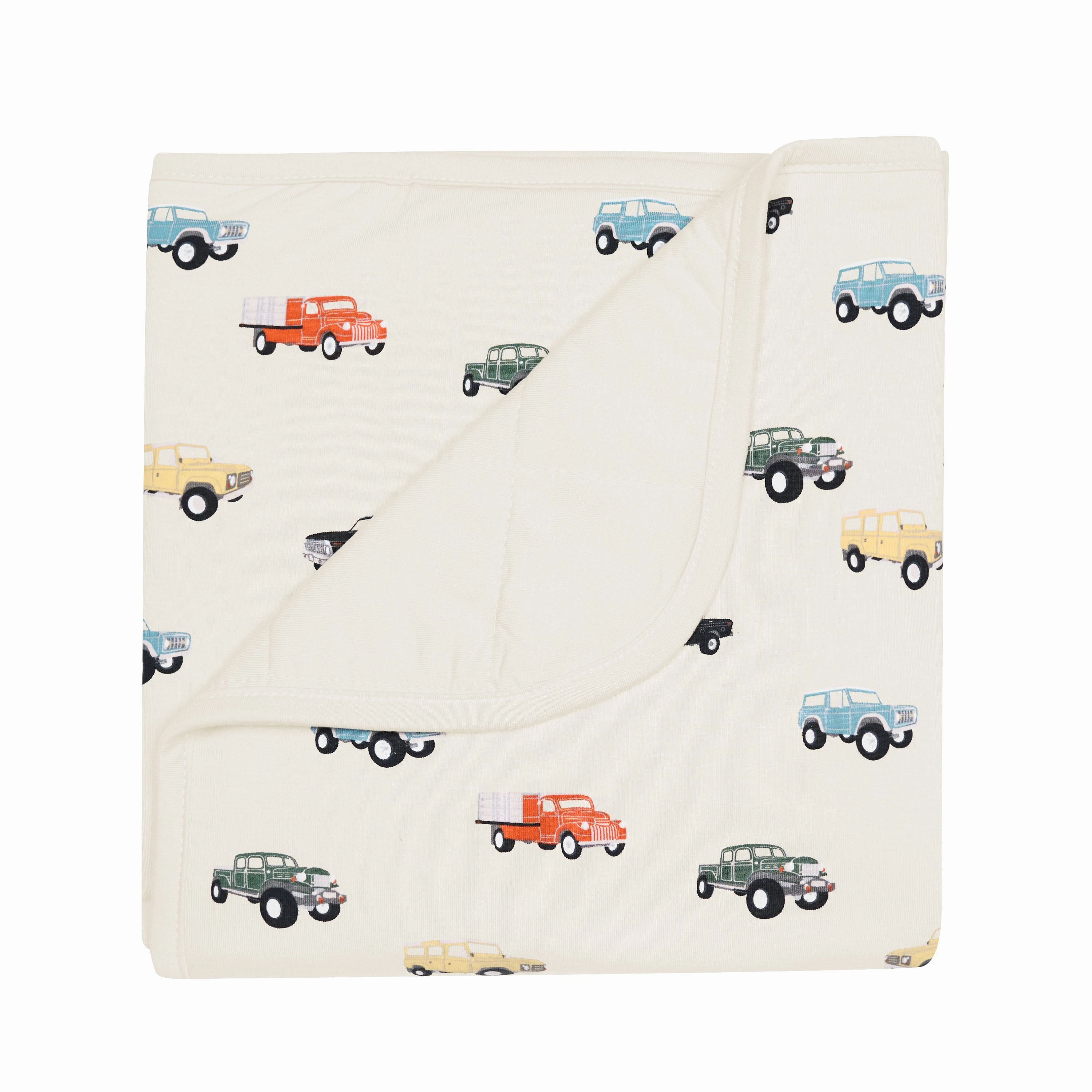 Baby Blanket in Vintage Truck 1.0