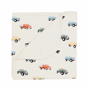 Baby Blanket in Vintage Truck 1.0