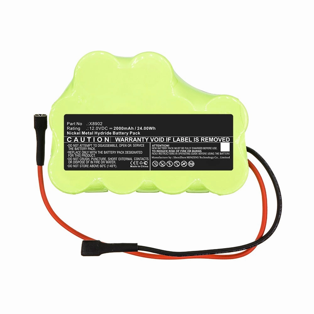 Batteries N Accessories BNA-WB-H13853 Vacuum Cleaner Battery - Ni-MH, 12V, 2000mAh, Ultra High Capacity - Replacement for Shark X8902 Battery