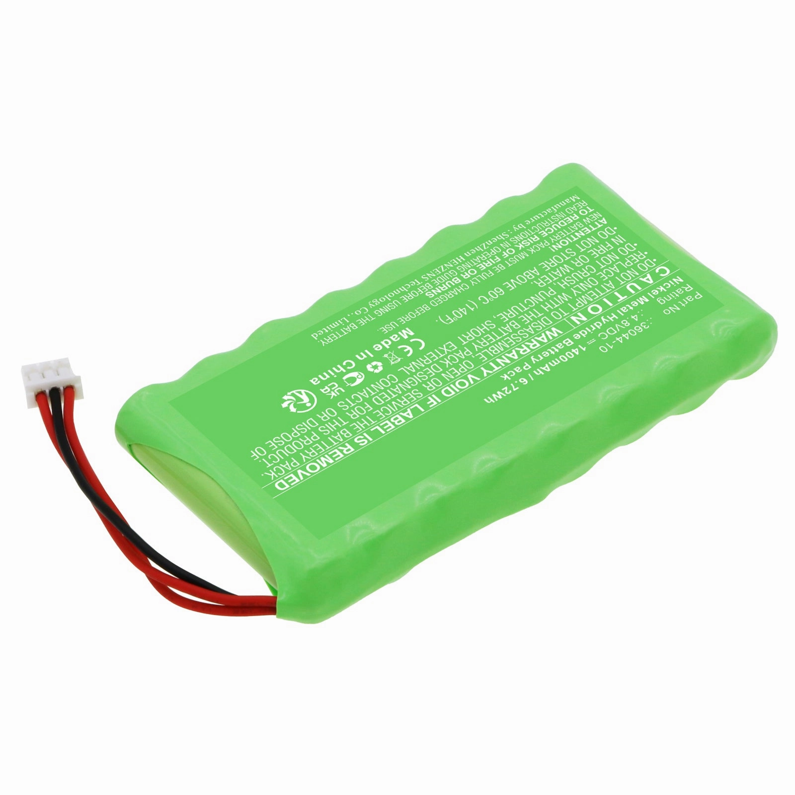Batteries N Accessories BNA-WB-H17608 Baby Monitor Battery - Ni-MH, 4.8V, 1400mAh, Ultra High Capacity - Replacement for Summer 36044-10 Battery