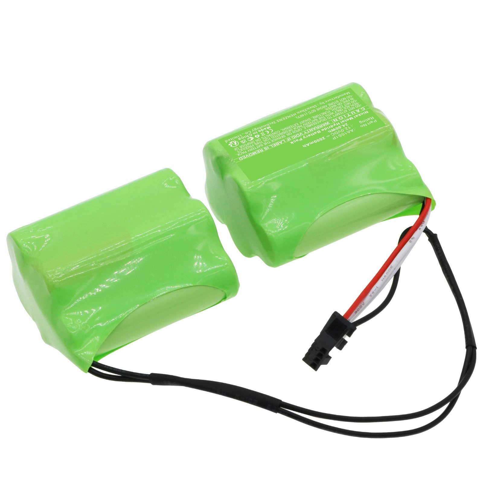 Batteries N Accessories BNA-WB-H17804 Vacuum Cleaner Battery - Ni-MH, 12V, 2000mAh, Ultra High Capacity - Replacement for Ecovacs AA10S1P Battery