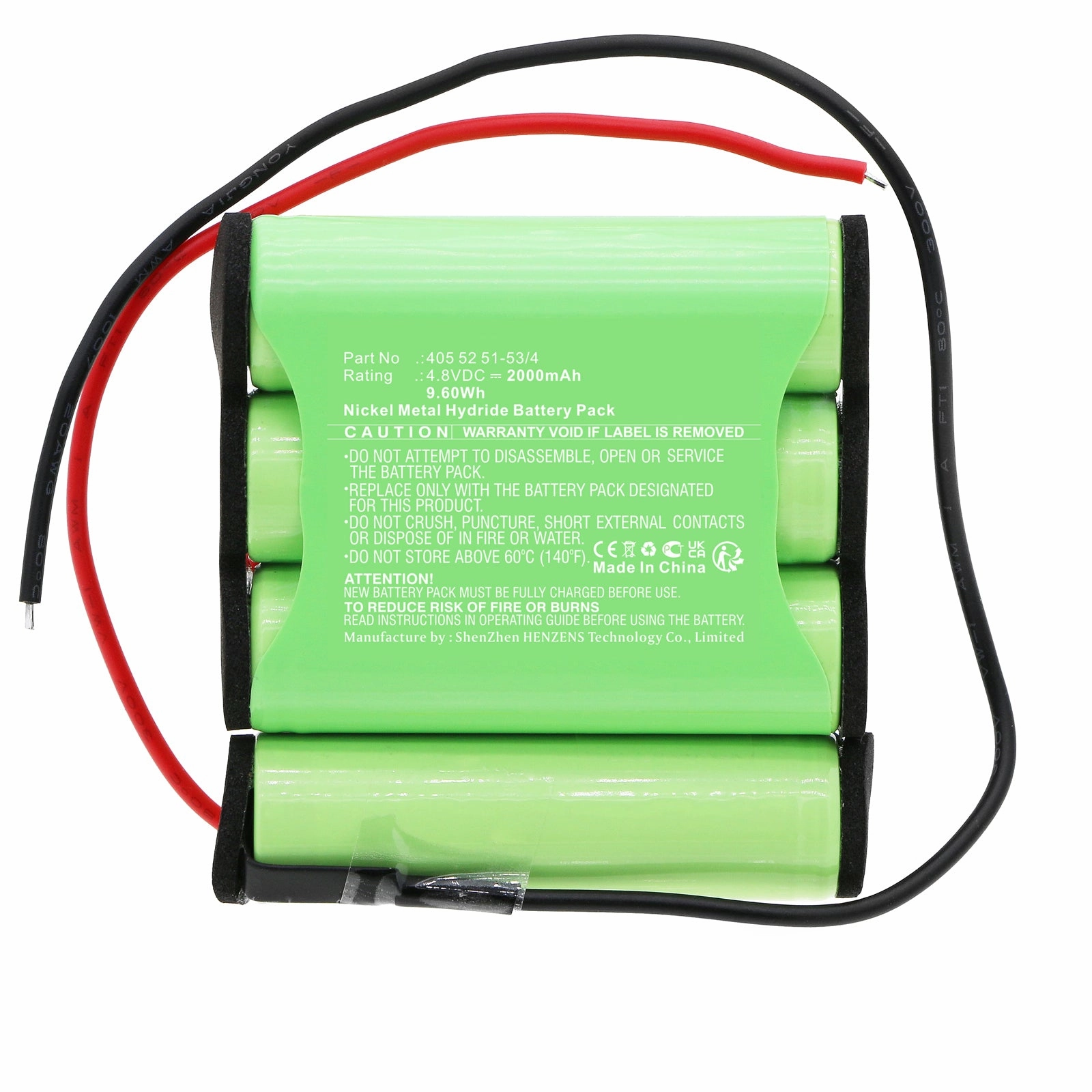 Batteries N Accessories BNA-WB-H18105 Vacuum Cleaner Battery - Ni-MH, 4.8V, 2000mAh, Ultra High Capacity - Replacement for AEG 405 52 51-53/4 Battery