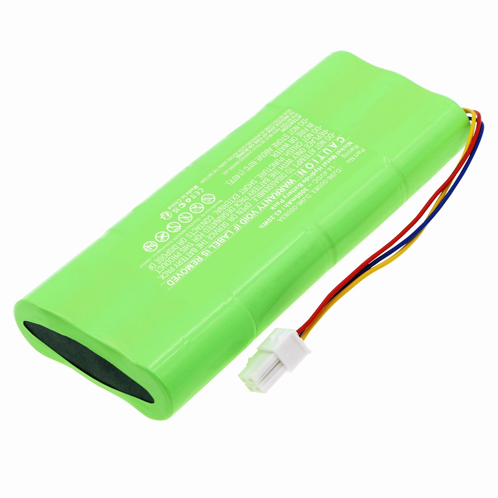 Batteries N Accessories BNA-WB-H18108 Vacuum Cleaner Battery - Ni-MH, 14.4V, 3000mAh, Ultra High Capacity - Replacement for Samsung DJ96-00083 Battery