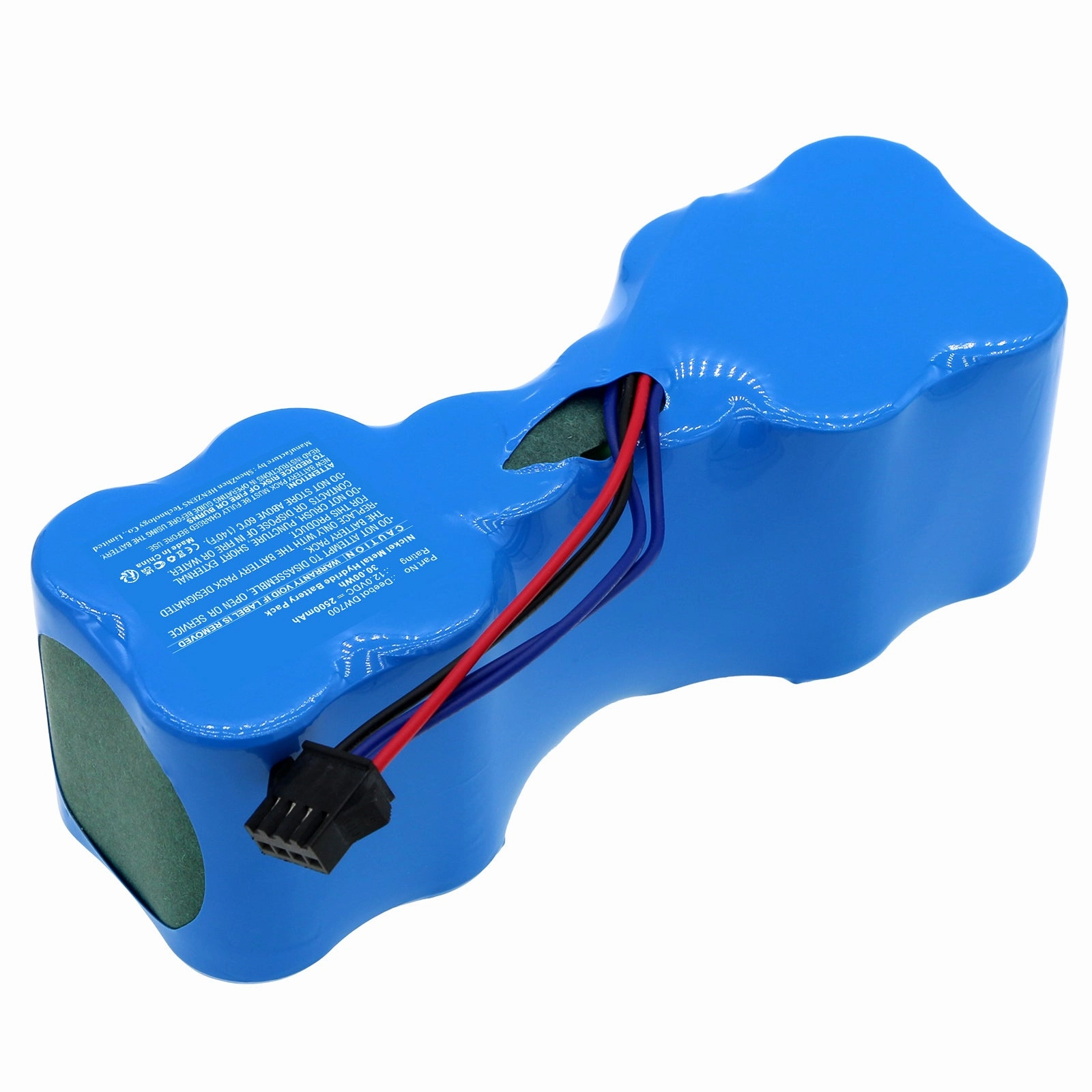 Batteries N Accessories BNA-WB-H18408 Vacuum Cleaner Battery - Ni-MH, 12V, 2500mAh, Ultra High Capacity - Replacement for Ecovacs H-SC3000P Battery