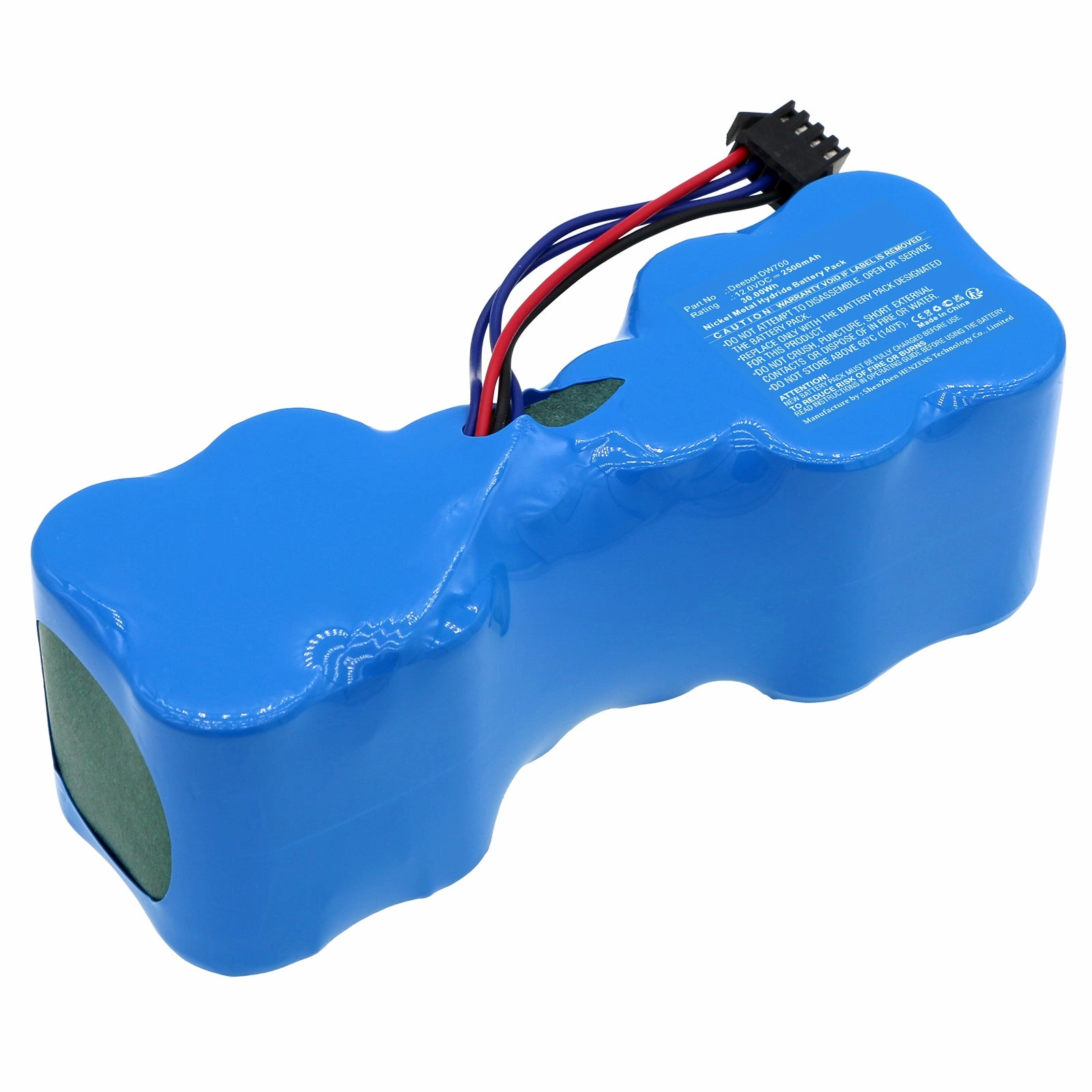 Batteries N Accessories BNA-WB-H18408 Vacuum Cleaner Battery - Ni-MH, 12V, 2500mAh, Ultra High Capacity - Replacement for Ecovacs H-SC3000P Battery