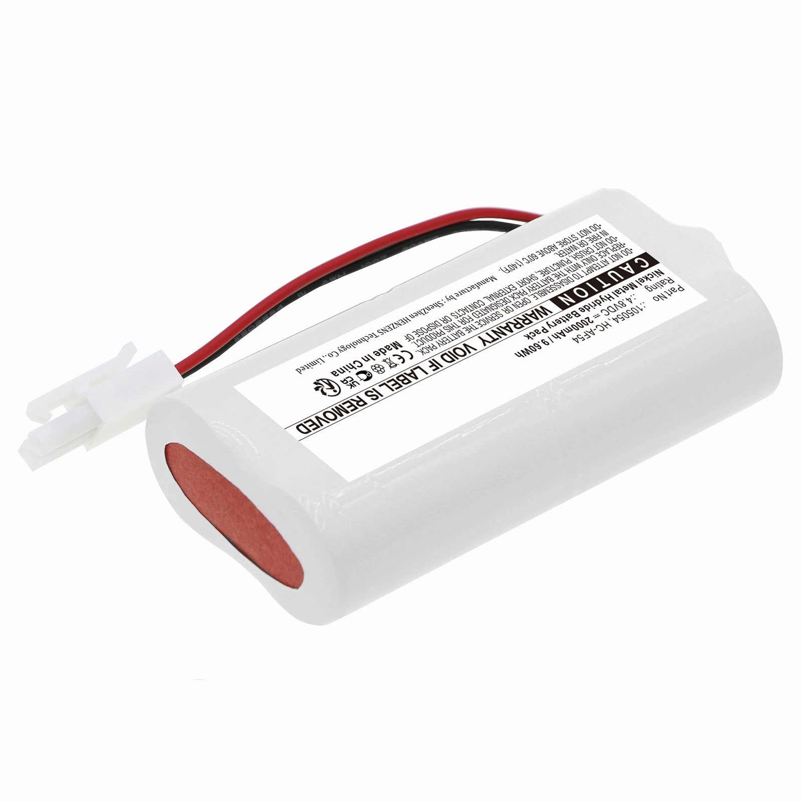 Batteries N Accessories BNA-WB-H18532 Vacuum Cleaner Battery - Ni-MH, 4.8V, 2000mAh, Ultra High Capacity - Replacement for Twinbird HC-AF54 Battery