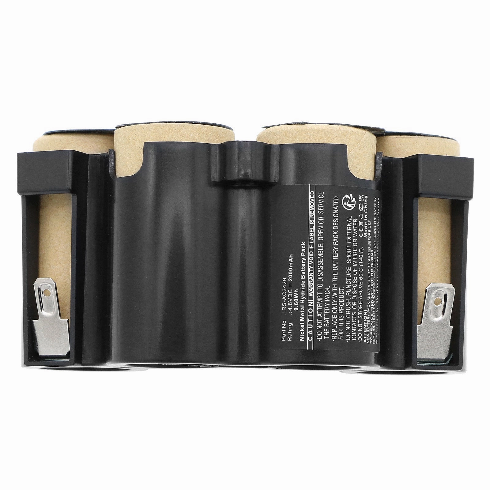 Batteries N Accessories BNA-WB-H19069 Vacuum Cleaner Battery - Ni-MH, 4.8V, 2000mAh, Ultra High Capacity - Replacement for Rowenta RS-AC3429 Battery
