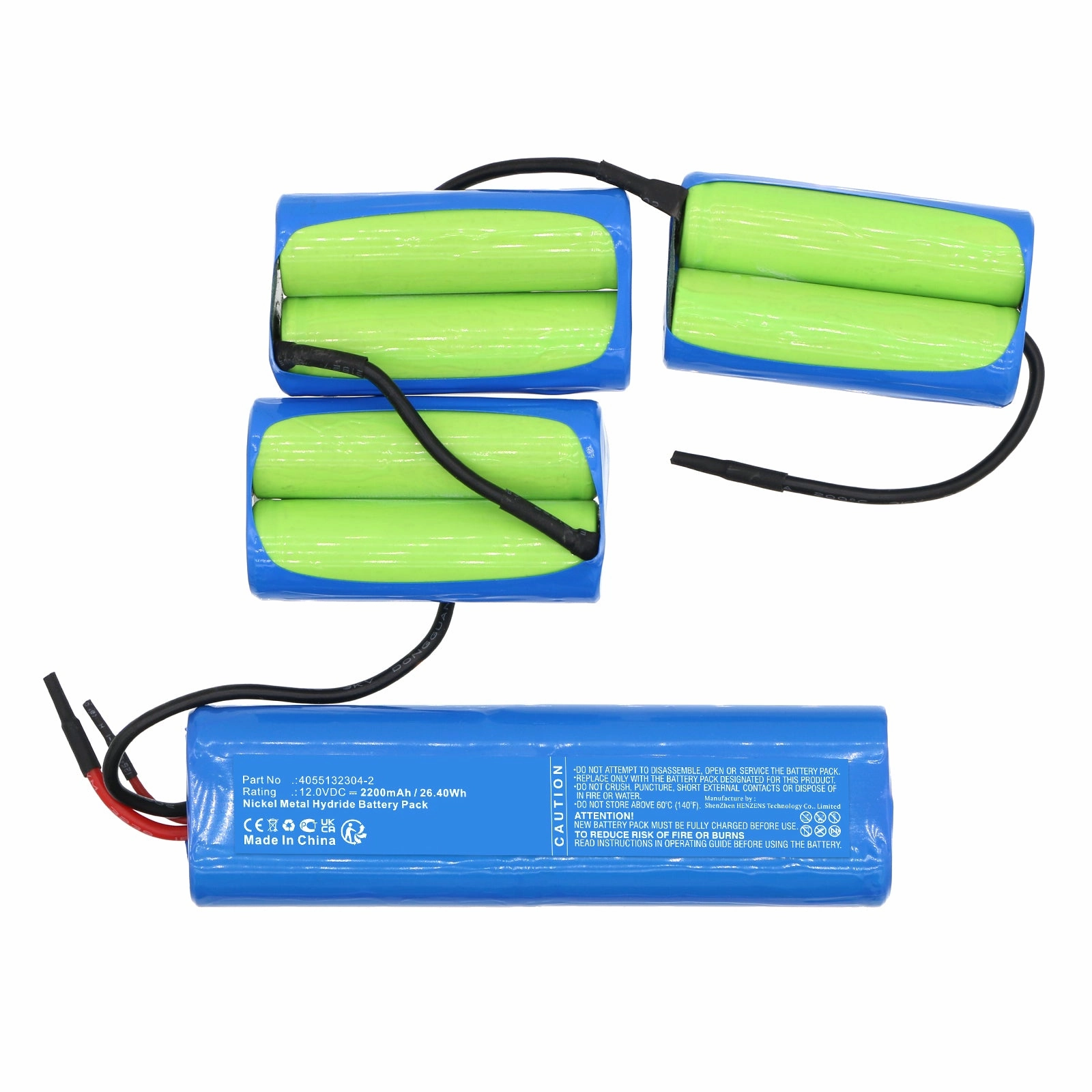 Batteries N Accessories BNA-WB-H19291 Vacuum Cleaner Battery - Ni-MH, 12V, 2200mAh, Ultra High Capacity - Replacement for AEG 4055132304-2 Battery