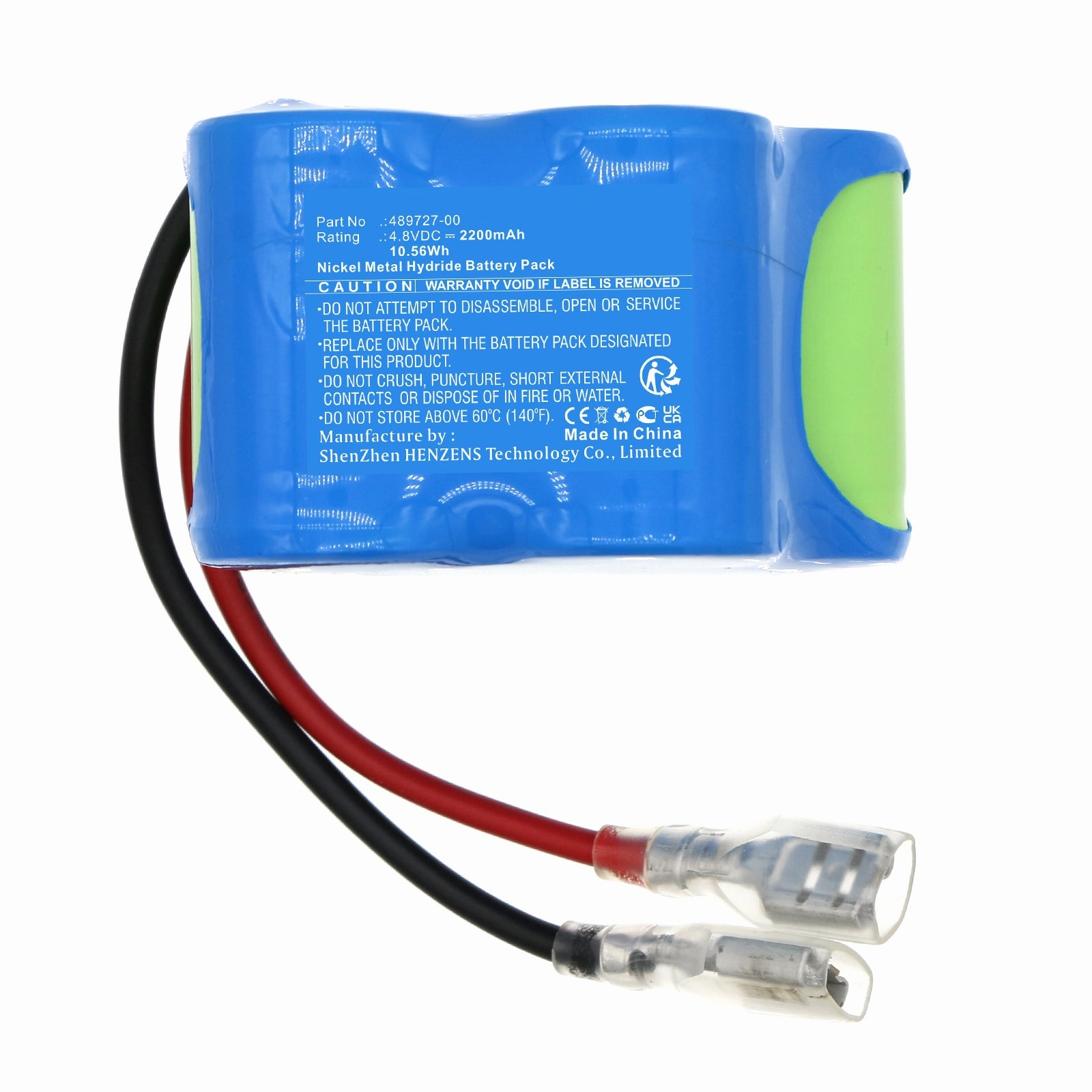 Batteries N Accessories BNA-WB-H19293 Vacuum Cleaner Battery - Ni-MH, 4.8V, 2200mAh, Ultra High Capacity - Replacement for Black & Decker 489727-00 Battery