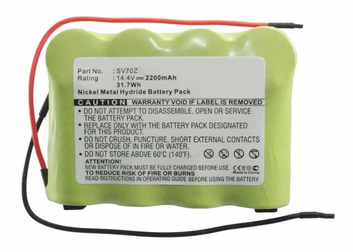 Batteries N Accessories BNA-WB-H6727 Vacuum Cleaner Battery - Ni-MH, 14.4V, 2200 mAh, Ultra High Capacity - Replacement for Bosch D-SC-P Battery