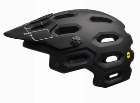 Bell Super 3 MIPS MTB Helmet - Matt Black-White