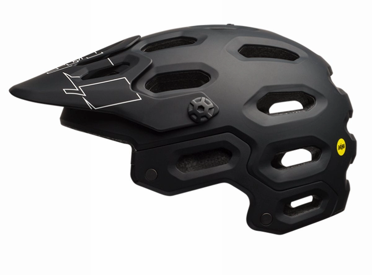 Bell Super 3 MIPS MTB Helmet - Matt Black-White