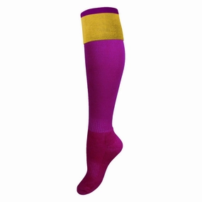 Burley Sekem Brisbane Lions AFL Elite Kids Football Socks