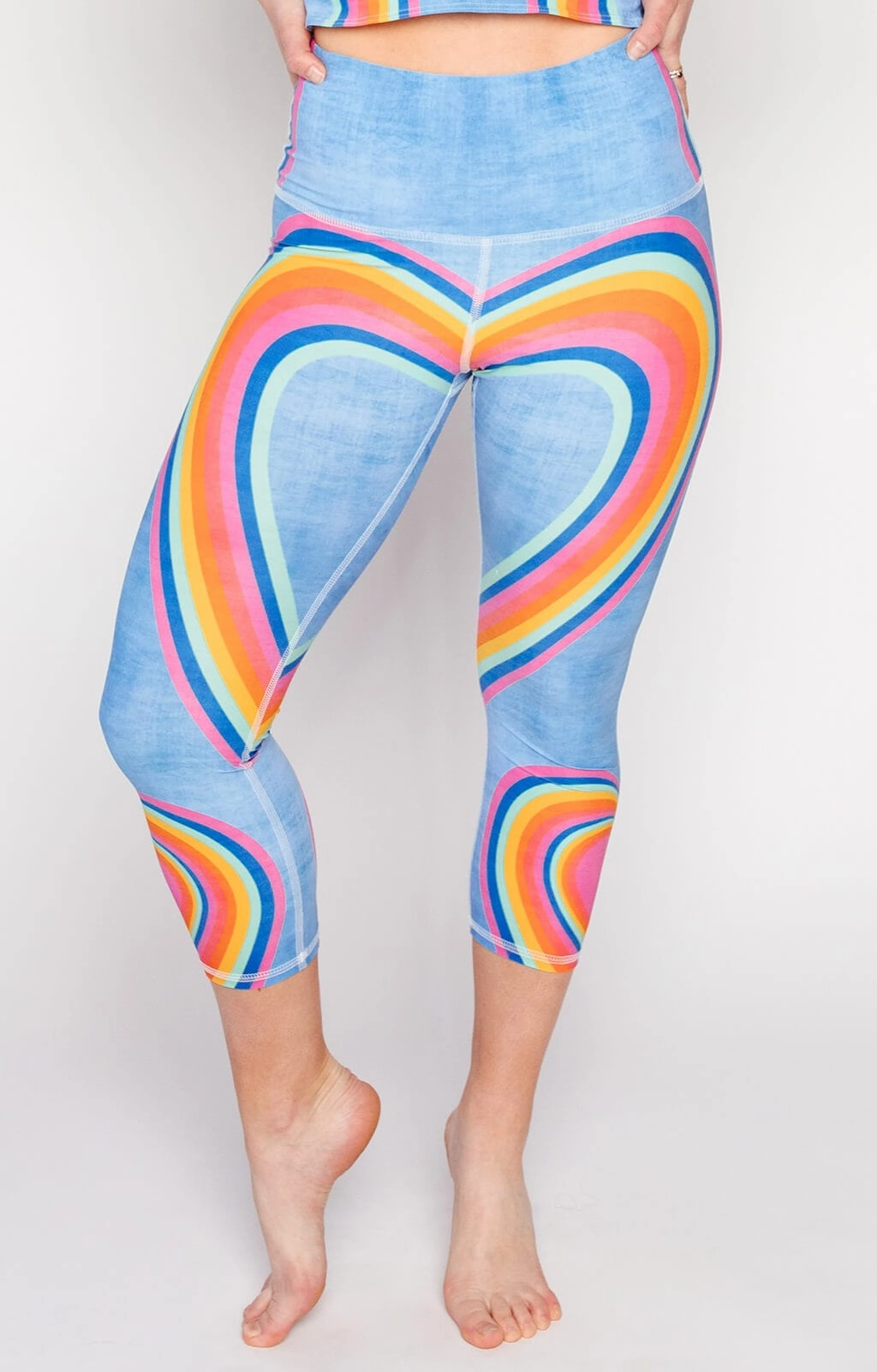 Capri Legging - Rainbow Love