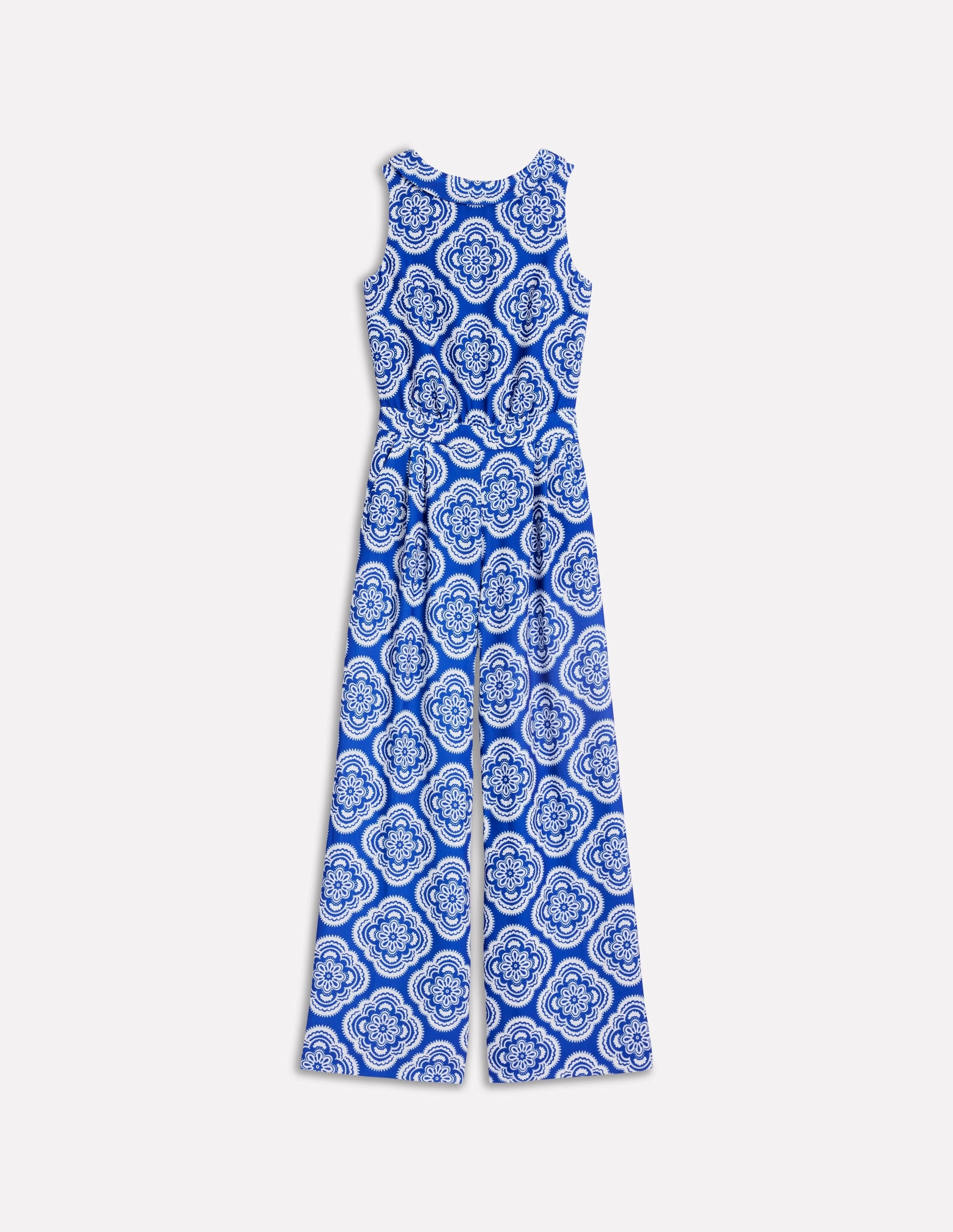 Clarissa Jumpsuit-Gallery Blue. Botanic Blush