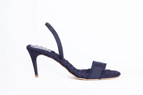 CLAUDIA Navy Grosgrain