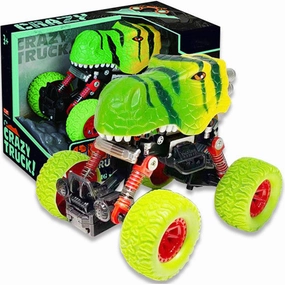 Crazy Trucks: Green Dinosaur Truck
