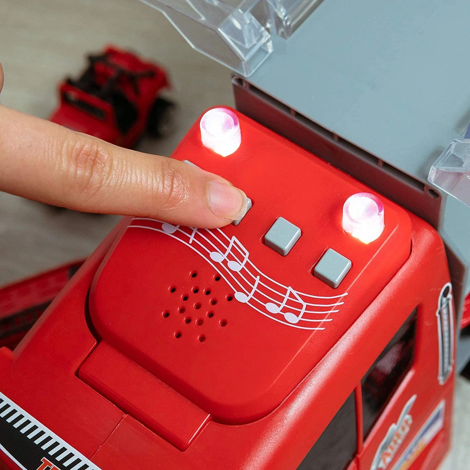 Die-Cast Fire Truck Transport