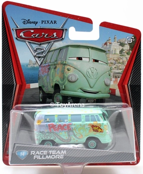 Disney Pixar Cars 2 Movie #14 Fillmore Race Team