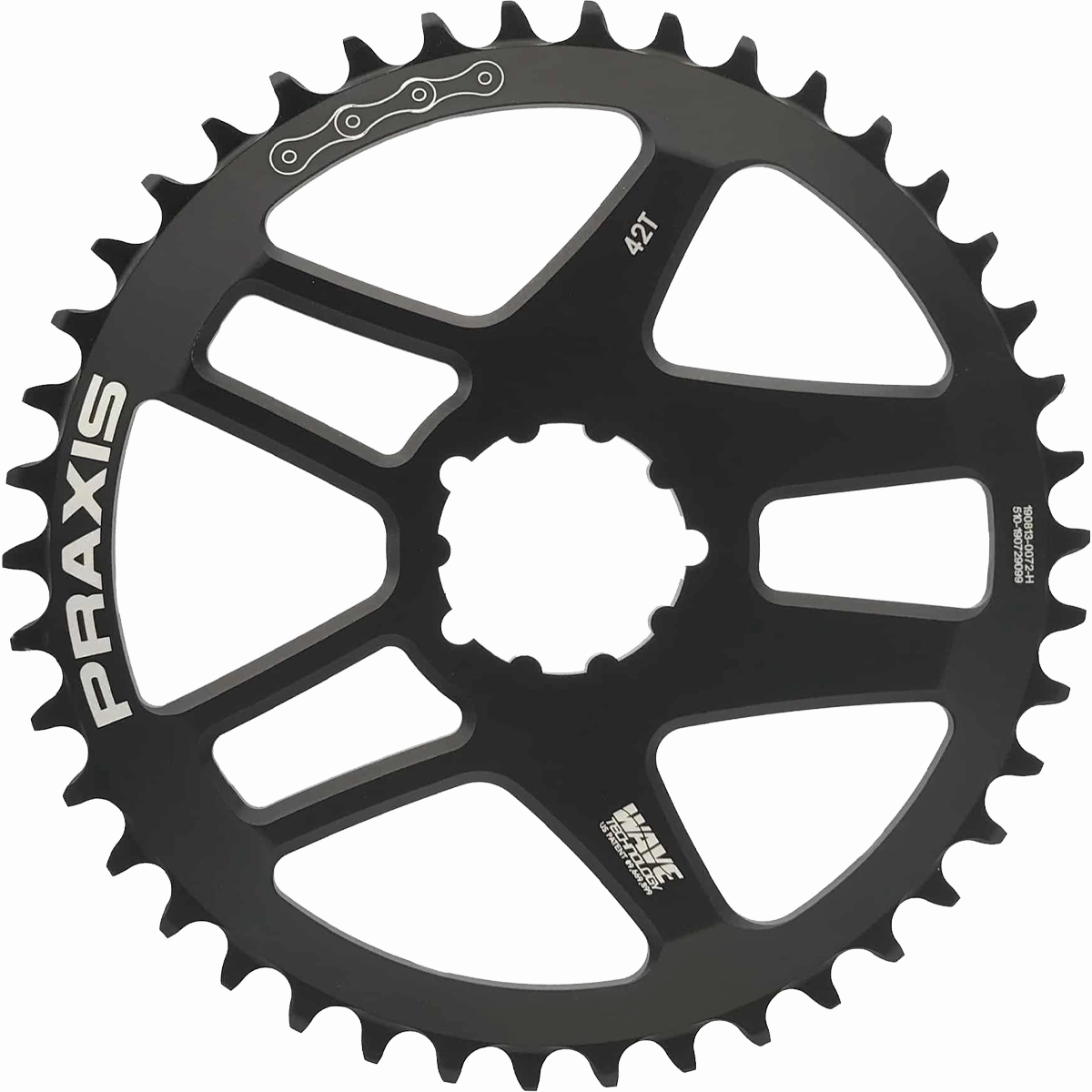 DM 1X Road Wave Tech 42T Chainring