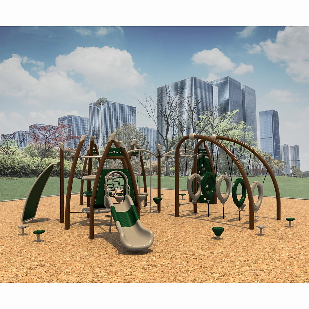 Falcon's Perch Ground-Based Obstacle Course Playground | Active Play for Ages 5-12