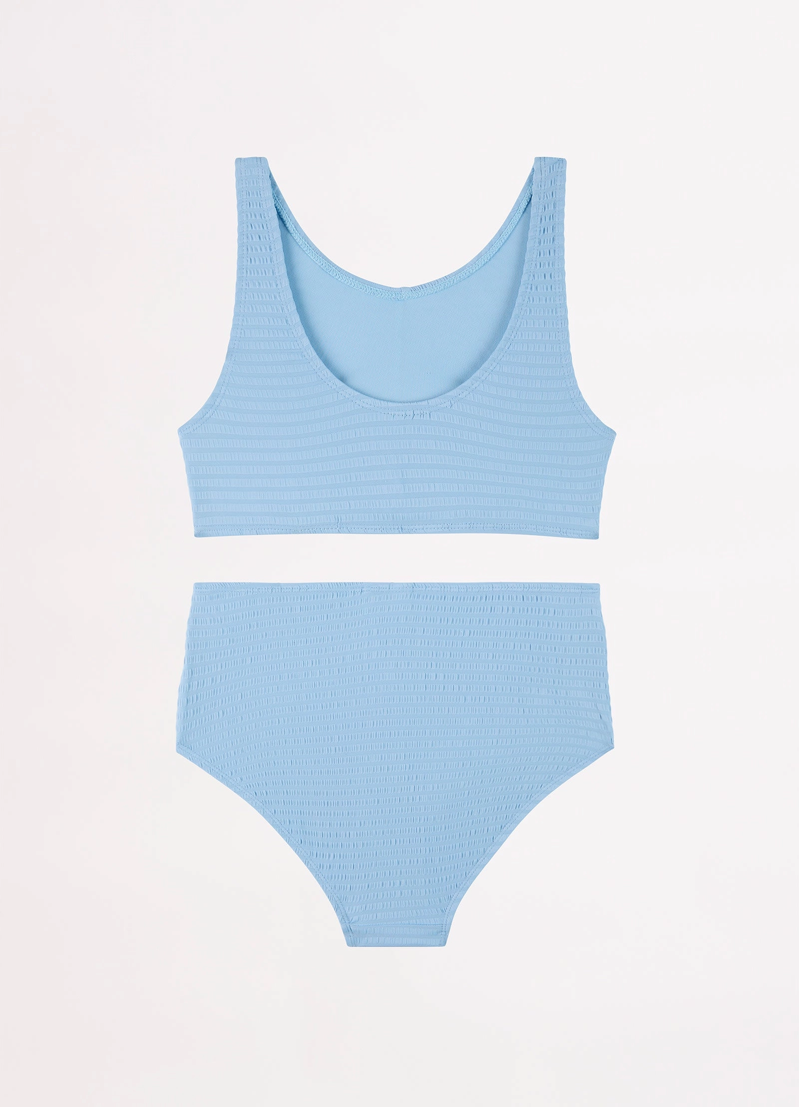 Girls Summer Vacay Bikini Set - Powder Blue