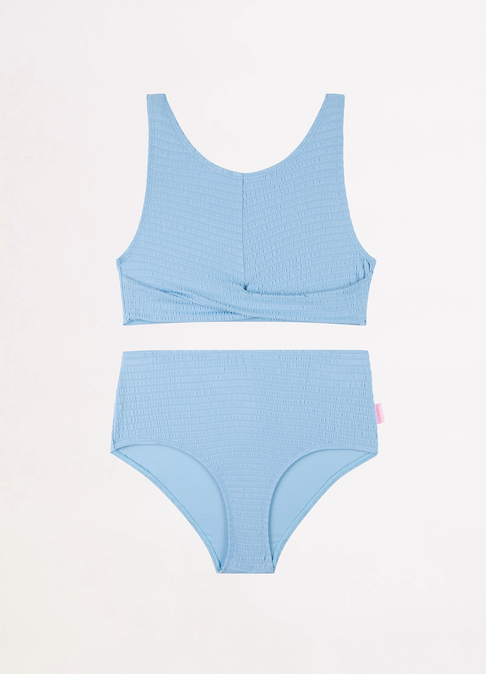Girls Summer Vacay Bikini Set - Powder Blue
