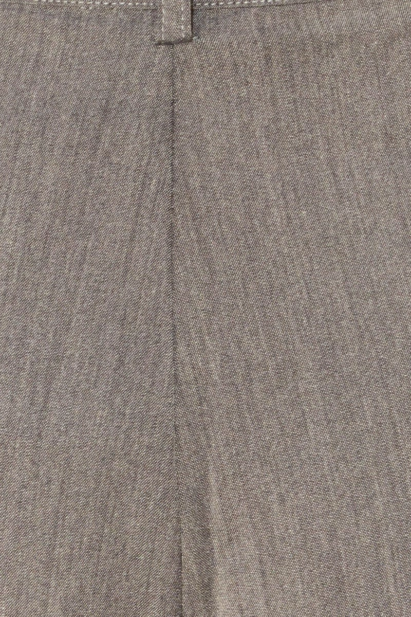 Grey Tailored Pant High Waist