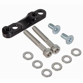 Hope Flat Mount Caliper Adapter Rear-160 (Y) Black