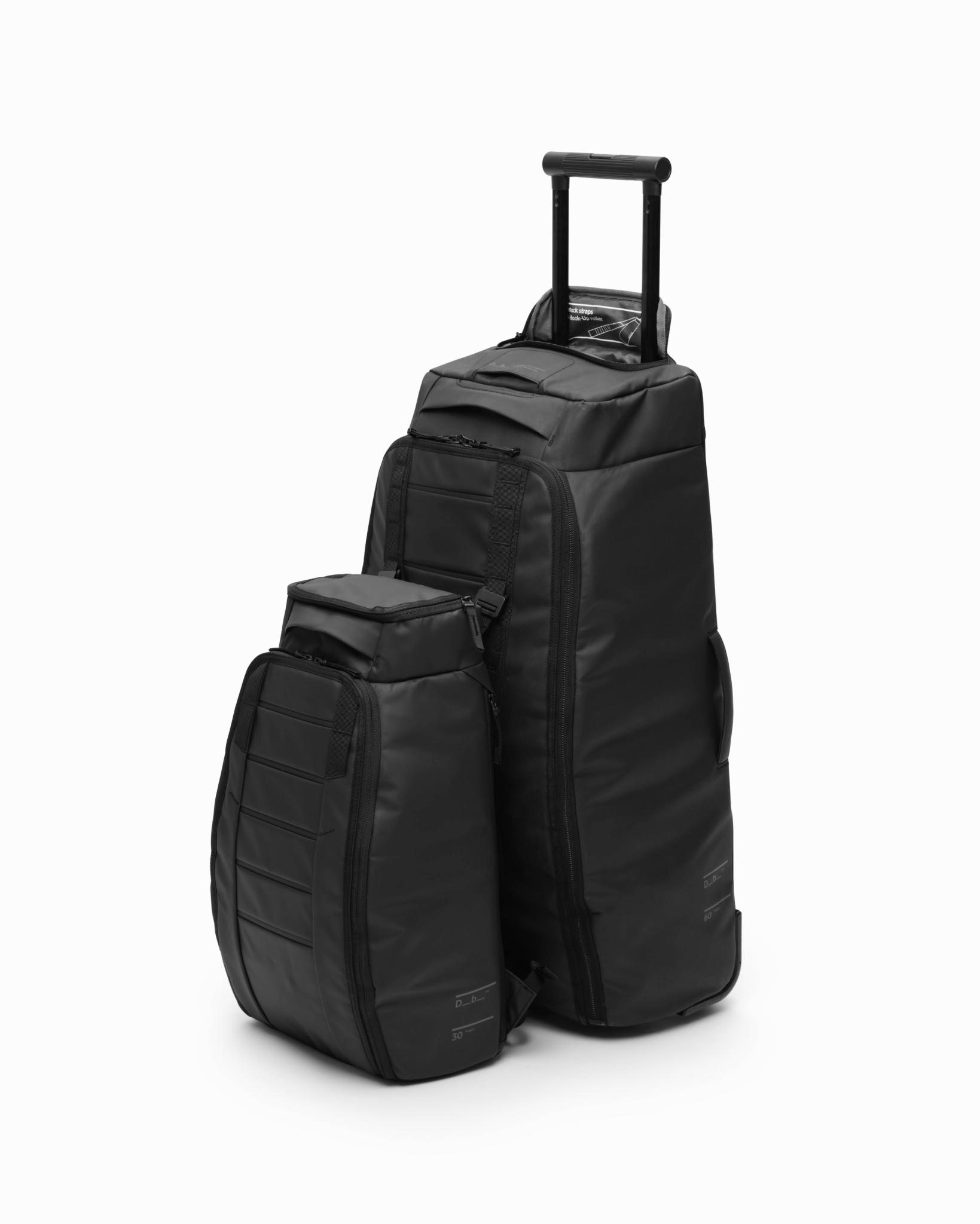 Hugger Roller Bag Check-in 60L Black Out