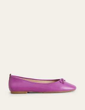 Kitty Flexi Sole Ballet Pumps-Deep Rose Violet