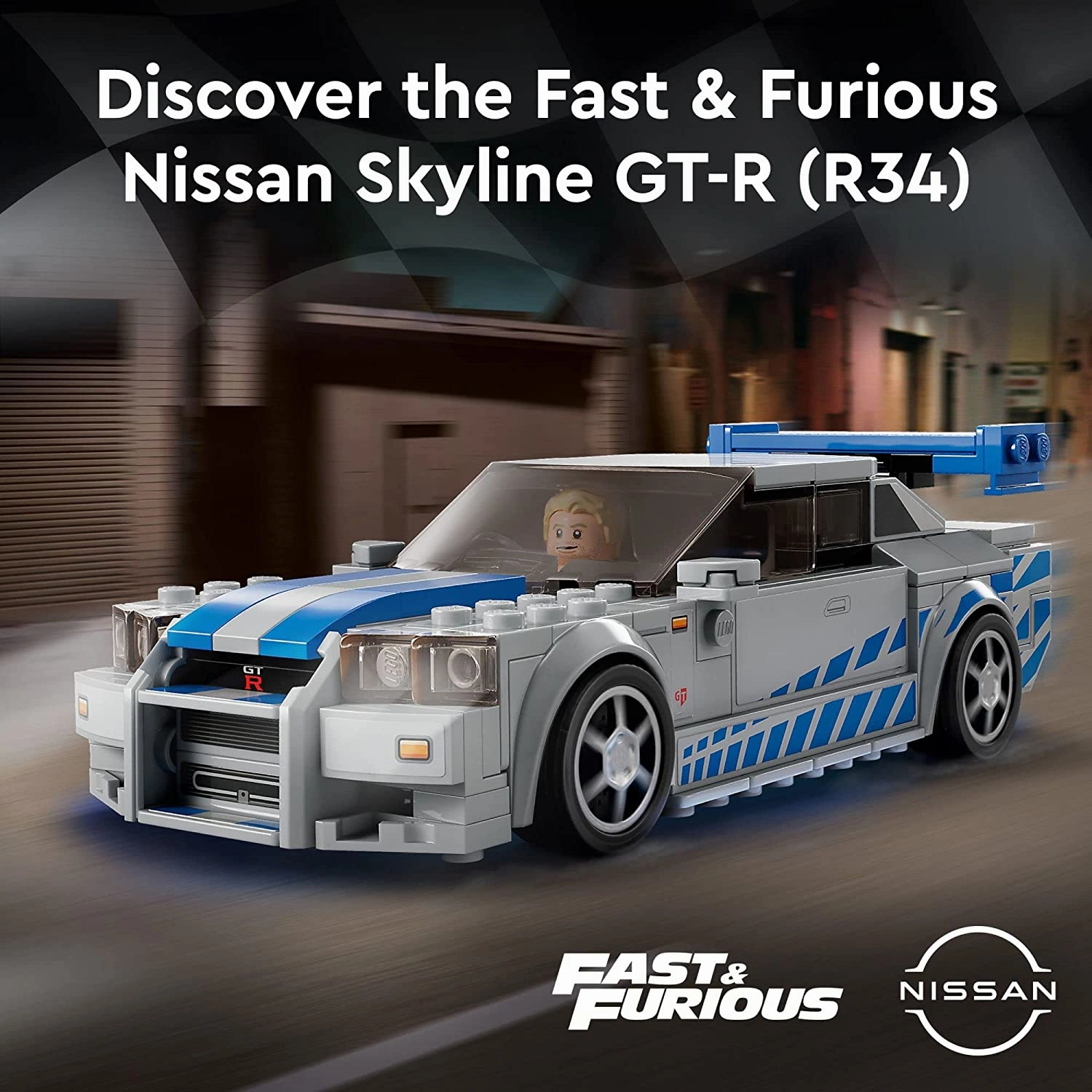 Lego 76917 - Speed 2 Fast 2 Furious Nissan Skyline GT-R (R34)