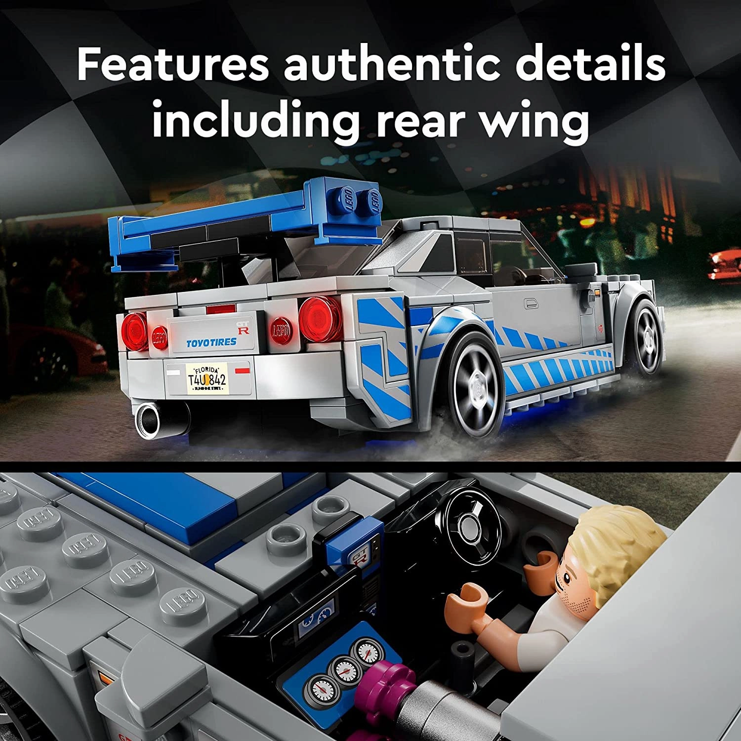Lego 76917 - Speed 2 Fast 2 Furious Nissan Skyline GT-R (R34)