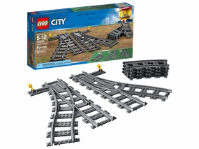 LEGO City Switch Tracks 60238 Expansion Building Kit - 6 Pieces