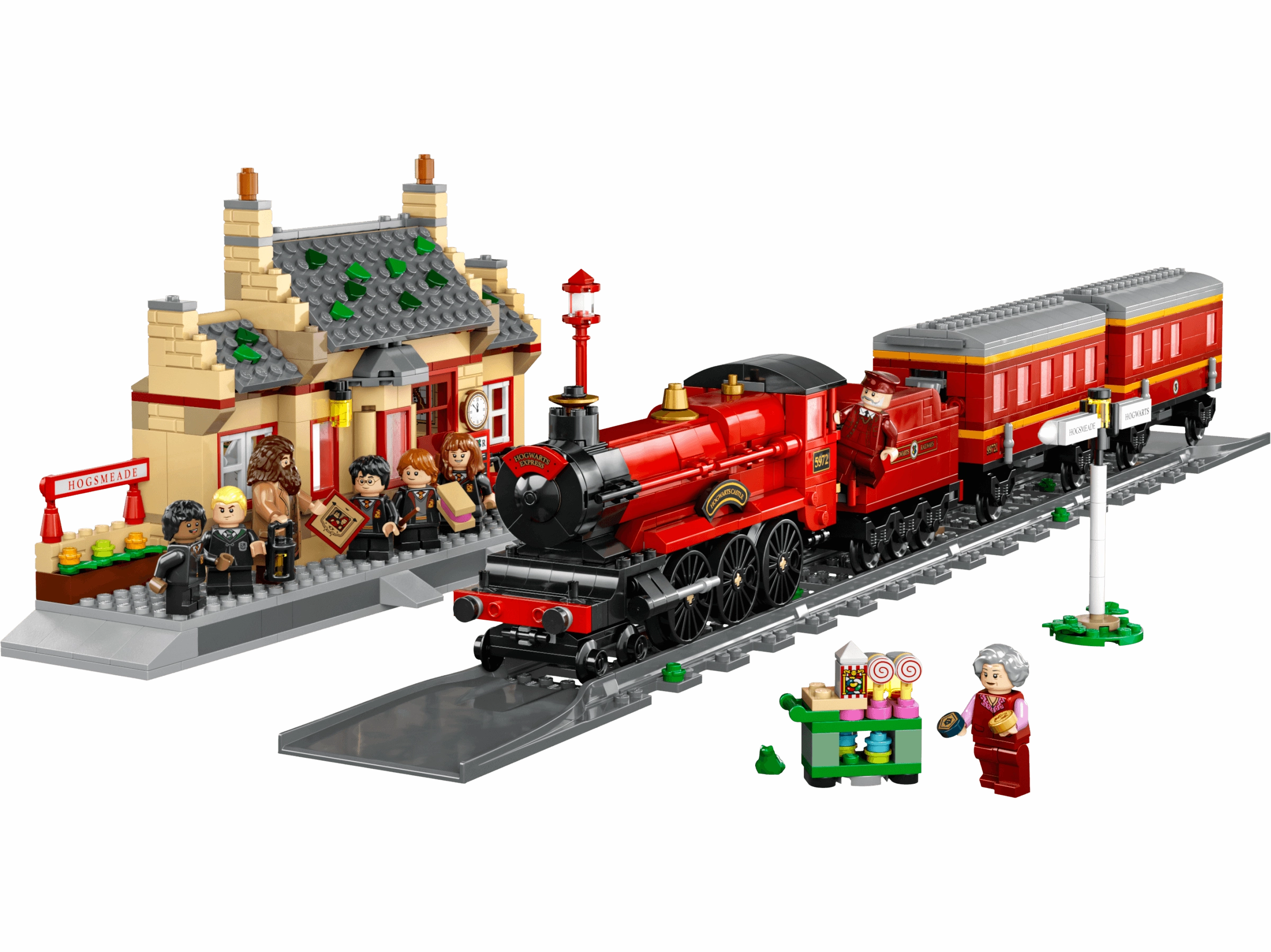 LEGO Harry Potter Hogwarts Express & Hogsmeade Station Building Set 1074 Pieces