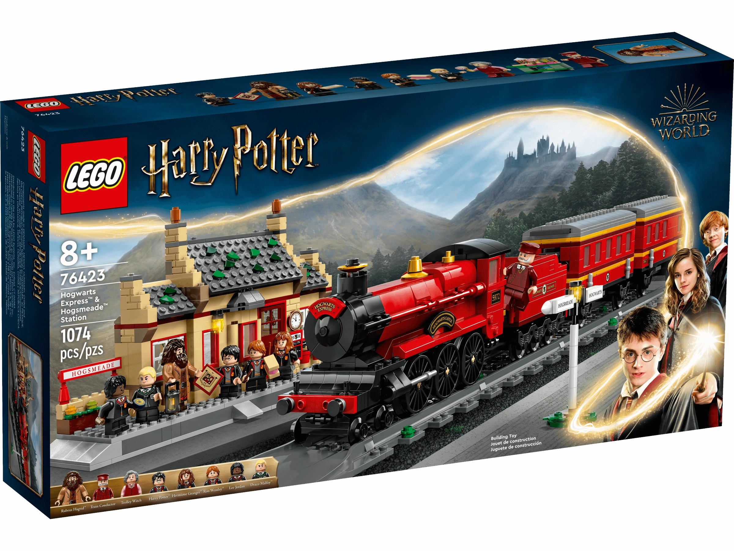 LEGO Harry Potter Hogwarts Express & Hogsmeade Station Building Set 1074 Pieces