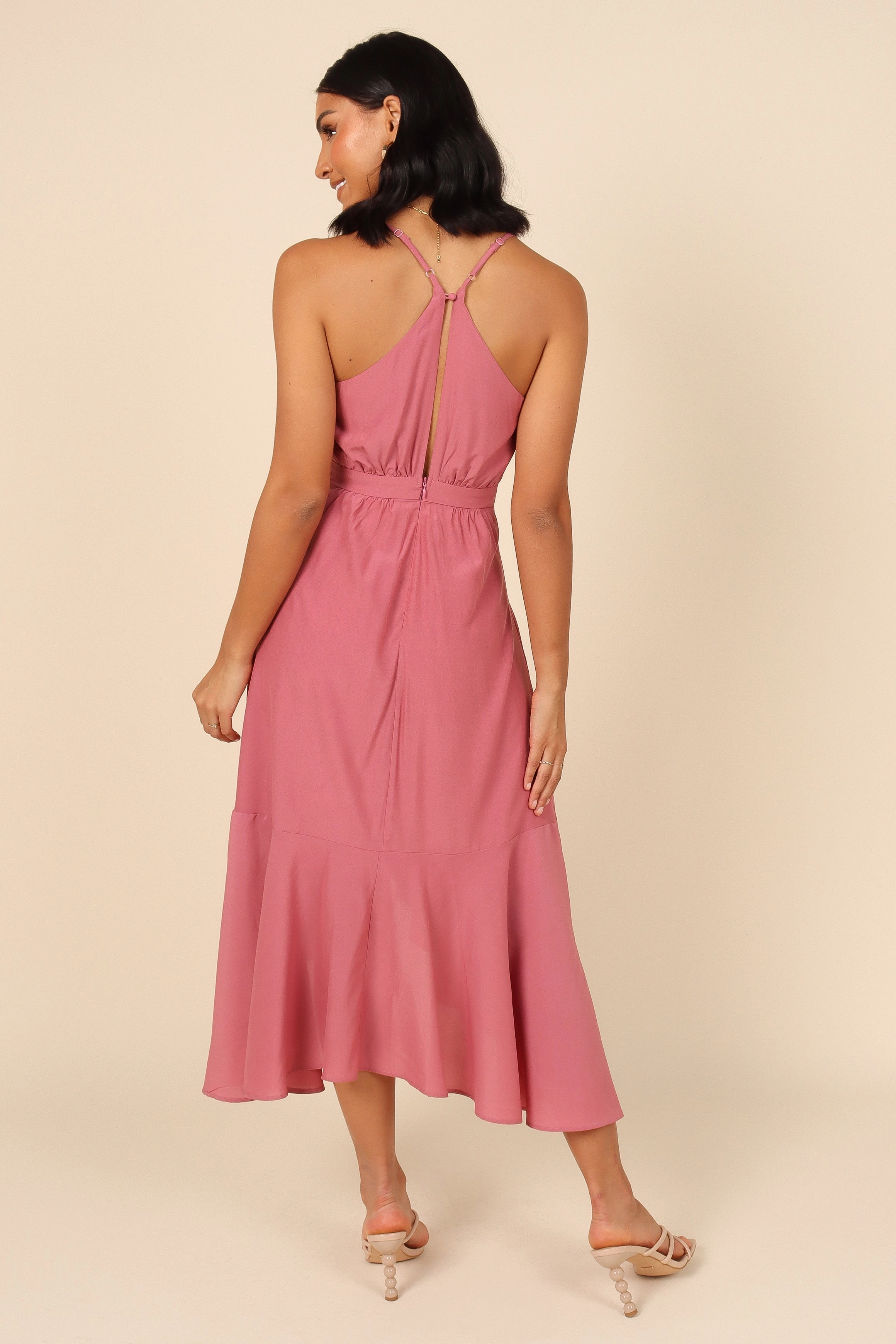 Mariana High Low Dress - Rose