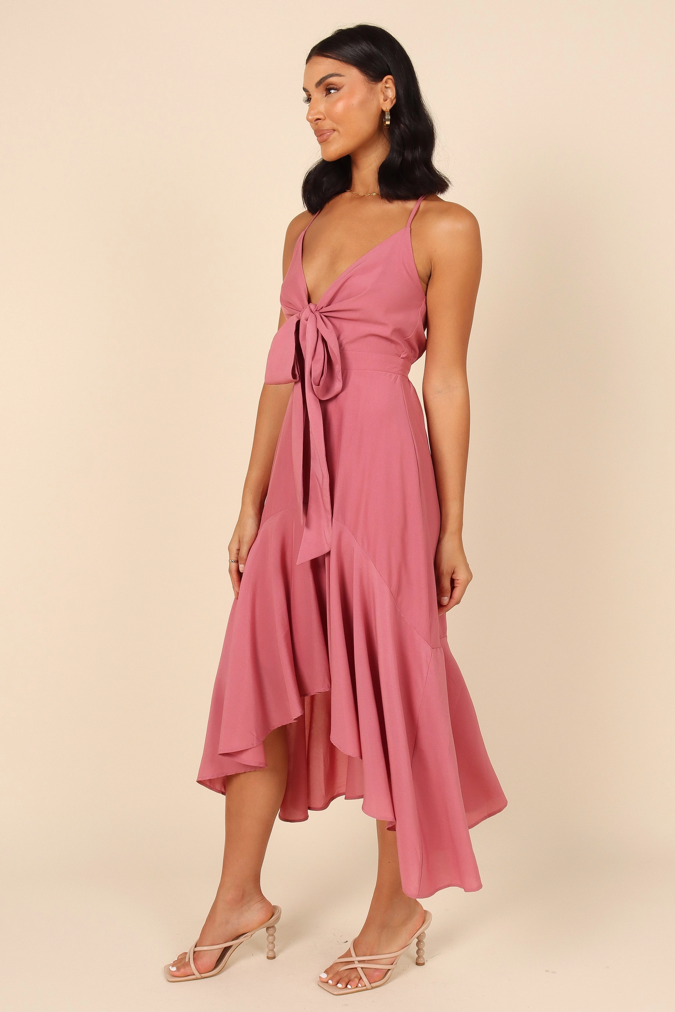 Mariana High Low Dress - Rose
